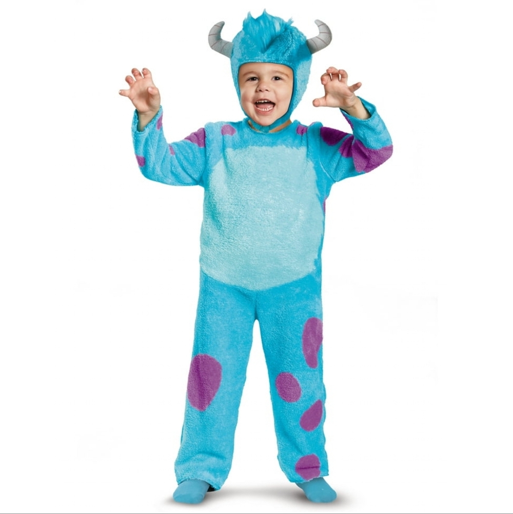 Monsters Inc. University Sulley Halloween Costume Toddler Size 3T - 4T Disguise